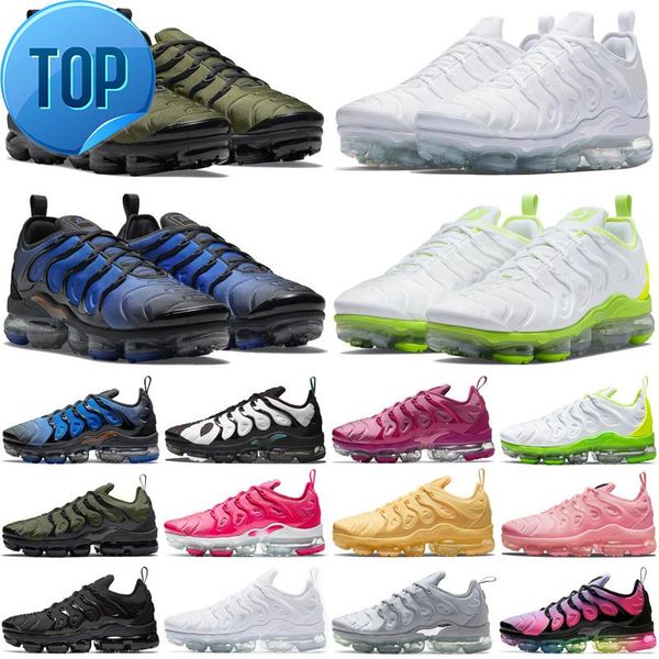 

tn plus men running shoes tns tnplus ultra triple black white swingman bubblegum magenta mens trainers sports sneakers runners top