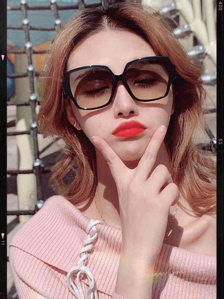 

sunglasses family c men's fashion sunglasses korean version ins box driving uv resistant women's xiaoxiangfeng 4212, White;black