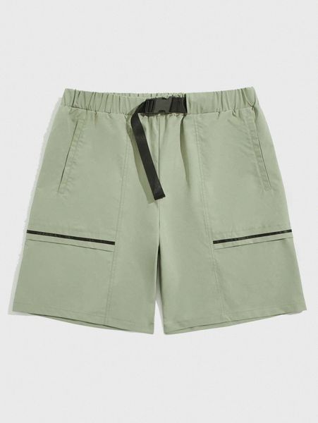 

men buckled shorts b12r#, White;black