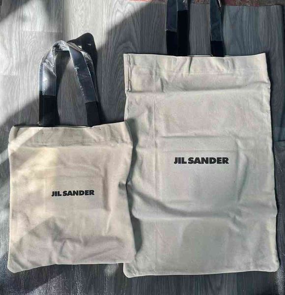 

tide brand jil cotton linen canvas bag men's and women's tote one shoulder portable shopping beach tide