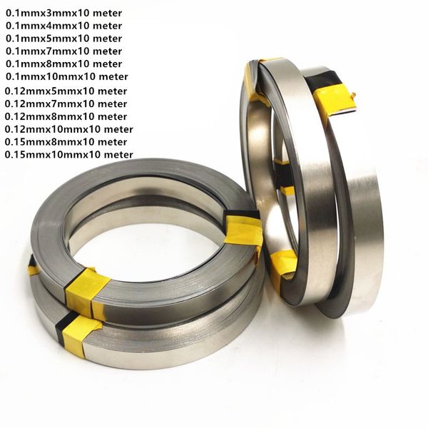 Nickelstreifen, 1 Rolle, 10 m, 32 FT, 18650, für hohe Batterieblechplatten, vernickelter Stahlgürtel, Streifenverbinder, Punktschweißmaschinenbatterien