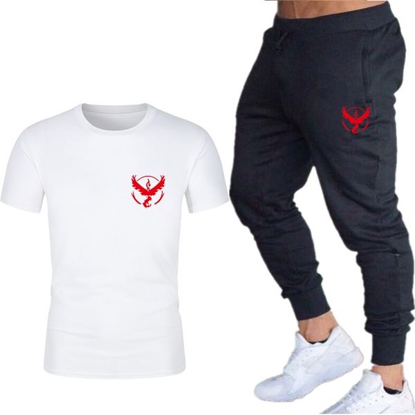 

new sets of t shirts pants men s summer short sleeve t shirts hip hop suit set men s sportswear men s clothing lj201124, Gray