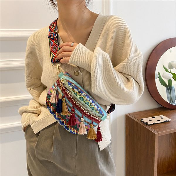 

canvas waist bag for women luxury fanny pack designer purses crossbody chest bum bag fashion shoulder belt bags waist packs