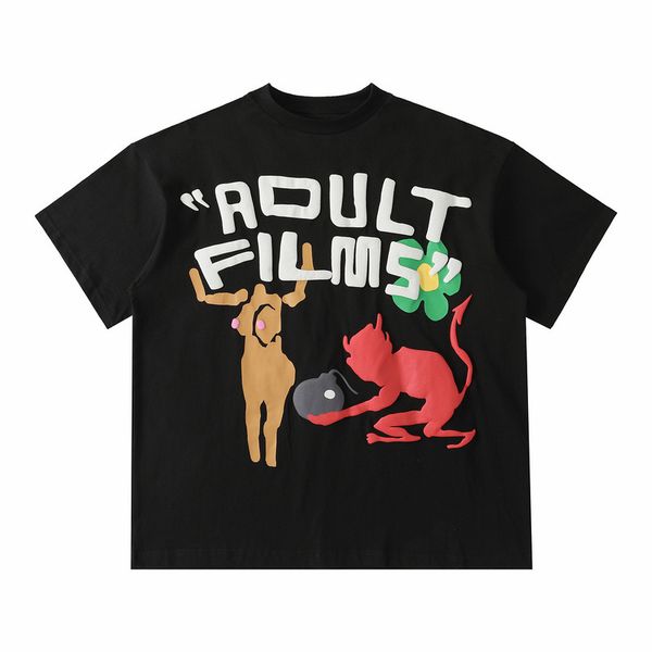 

puff t shirt tee men women funny printed 1 short sleeve oversized t-shirt, White;black