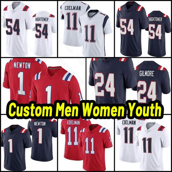 

10 mac jones football jerseys 37 damien harris 9 matthew judon devante parker matthew slater devin mccourty jonnu smith jake bailey nelson a, Black;red