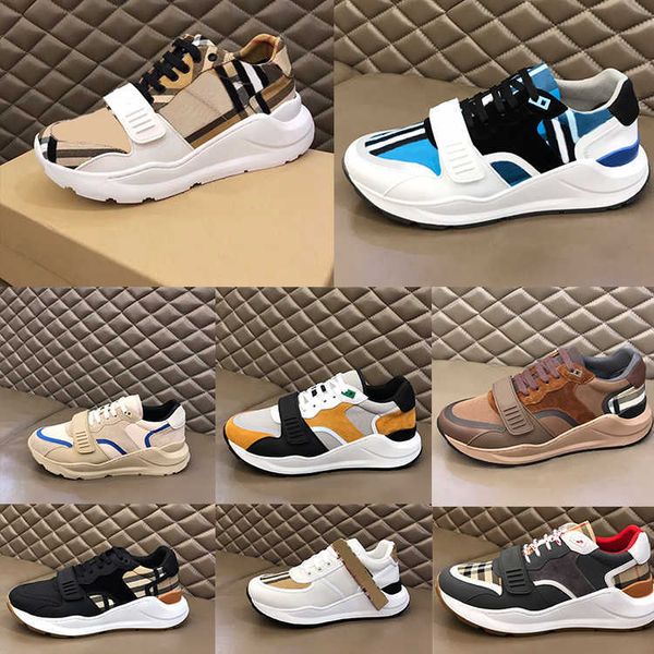 

casual shoes cotton striped vintage sneakers men women trainers platform sneaker nylon suede leather shoe with box