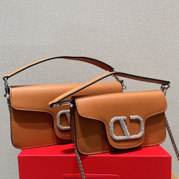 

designers bags luxurys woman shoulder bags handbags temperament versatile glistening messenger bag letter shopping wallet small square packa