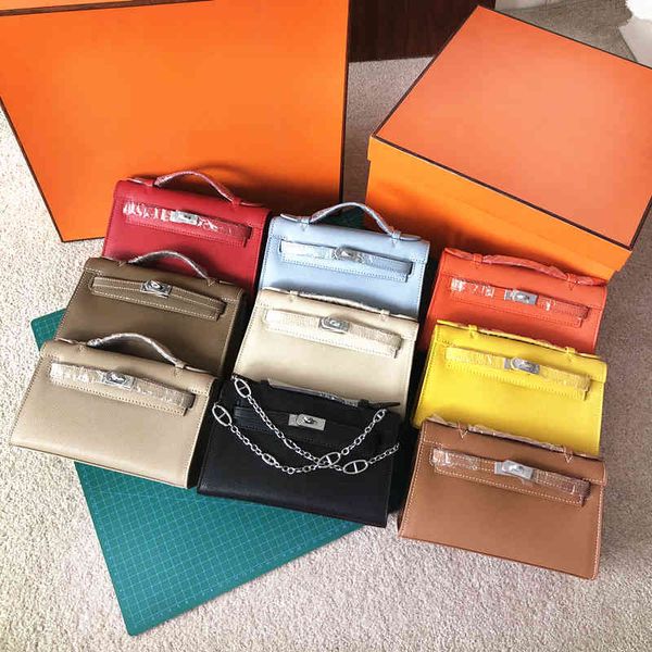 

designer handbag new mini kelys bag for women's younger generation have logo