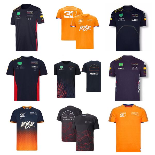 

summer new f1 formula one round neck short-sleeved 2022 team outdoor breathable quick-drying top