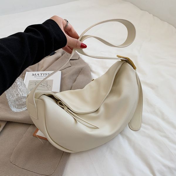 

HBP Crossbody for Women Large Capacity Handbags Solid Soft Shoulder Bags Female Casual Travel Hobos Bag Vintage Sac New Handbag, Black