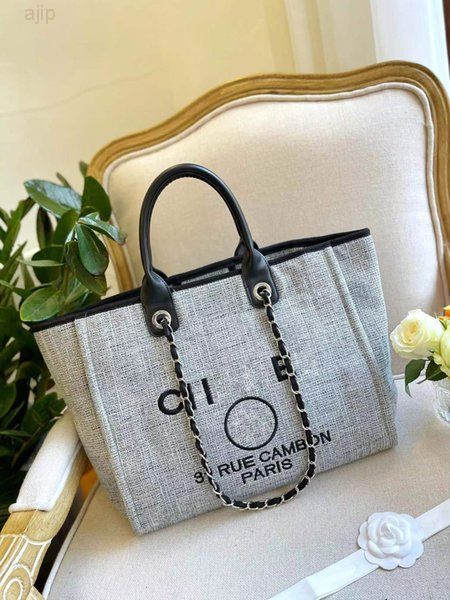 

cc bag 2022 fashion luxury handbags womens women beach designer bags bag large capacity embroidered ladies glitter sequined shoulder solid