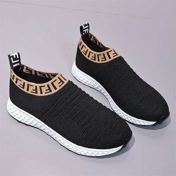 

women's walking shoes non slip lightweight mesh breathable running sneakers sports for women 220513, Black