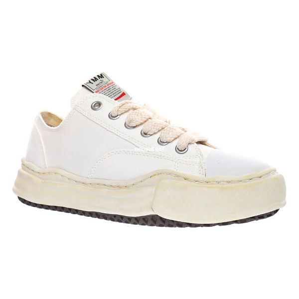 

mihara shoes maison yasuhiro canvas men toe cap sneaker mens mmy platform shoe womens sneakers women vintage platforms chunky in white