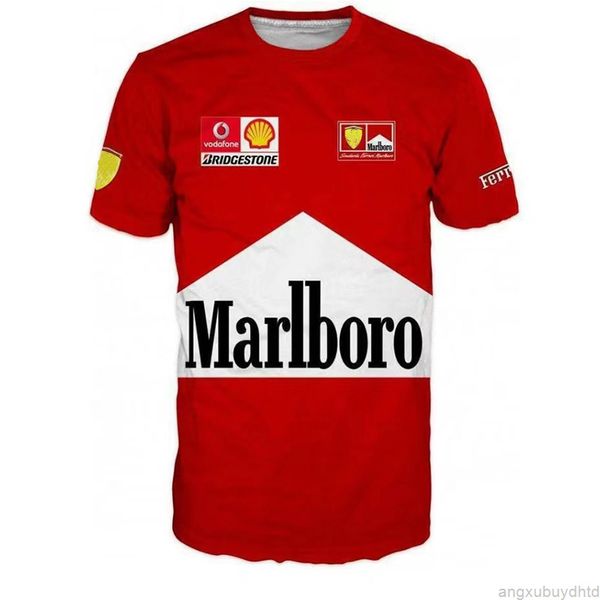 

2022 new f1 fe red team t shirt men extreme sports racing suit harajuku street fashion formula 1 oversi, White;black
