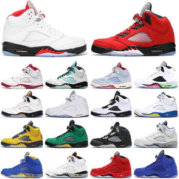 

basketball shoes men 5s 5 oreo wings international fire red laney island green metallic gold mens trainers sneakers size us 7-13