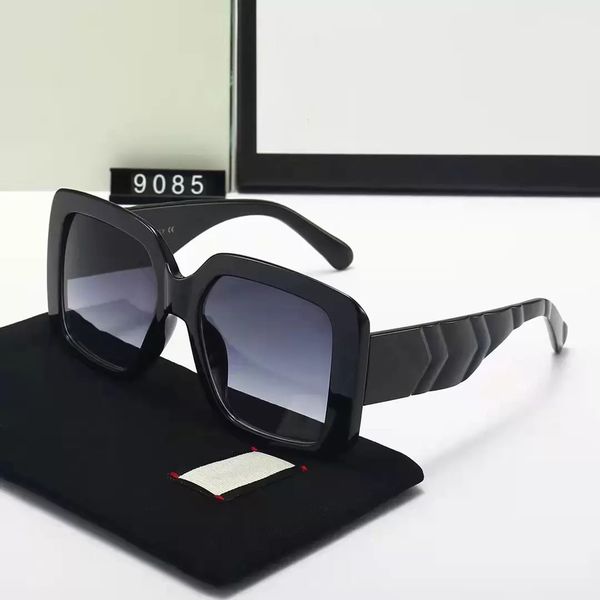 2022 Designer-Sonnenbrille, Luxus-Sonnenbrille, stilvoll, modisch, hochwertig, polarisiert, für Herren und Damen, Glas, UV400, mit Box