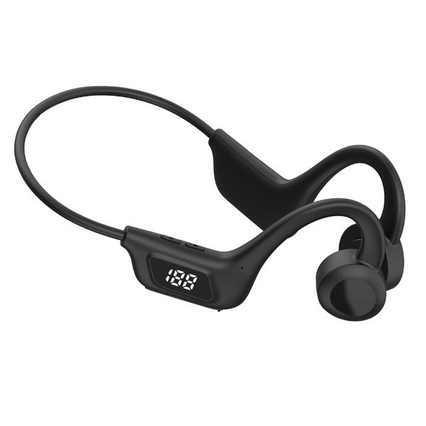 S9 Cuffie per conduzione ossea wireless Auricolari Bluetooth Gancio per l'orecchio Cuffie indolori Cuffie sportive Bluetooth