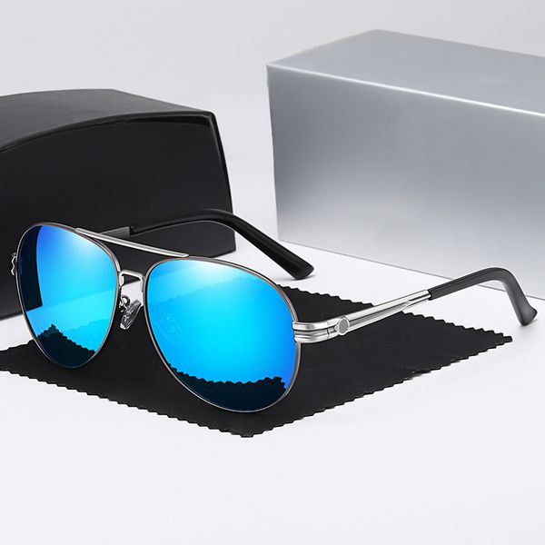 

brand sunglasses men polarized driving glasses uv400 male pilot fashion trend retro eyewear outdoor sports gafas de sol hombre 220519, White;black