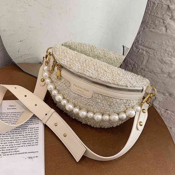 

hbp fanny packs versatile ins women's chest bag popular fashion one shoulder diagonal fabric waist bag 220816