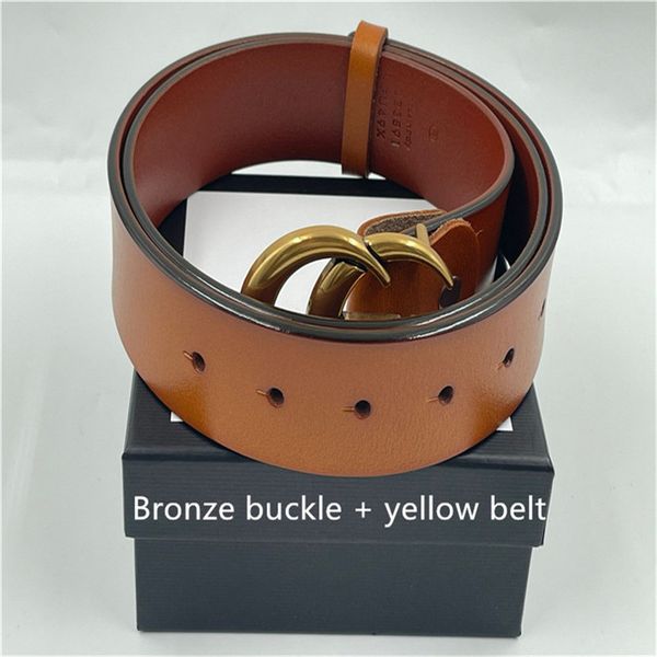 

men belts designers classic fashion casual belt wholesale mens womens simple style waistband metal buckle leather width 3.8cm with box, Black;brown