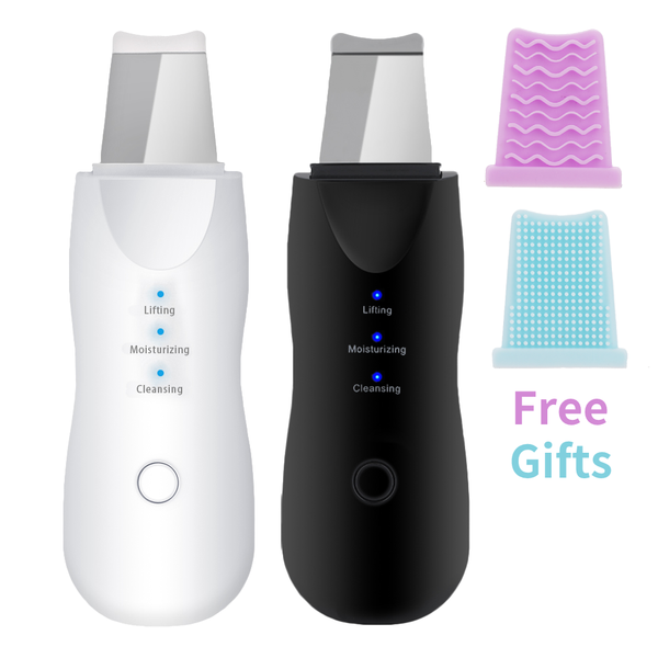 

facial skin scrubber cleaner ion acne blackhead remover peeling shovel beauty facial massager skin care toolsnew