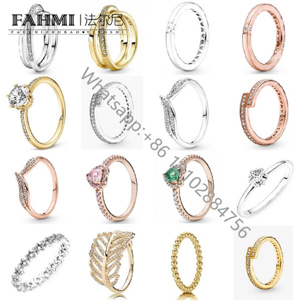 

2022 100% 925 sterling silver ring fashion classic shiny zircon interwoven valentine's day tanabata series gift ring, Slivery;golden