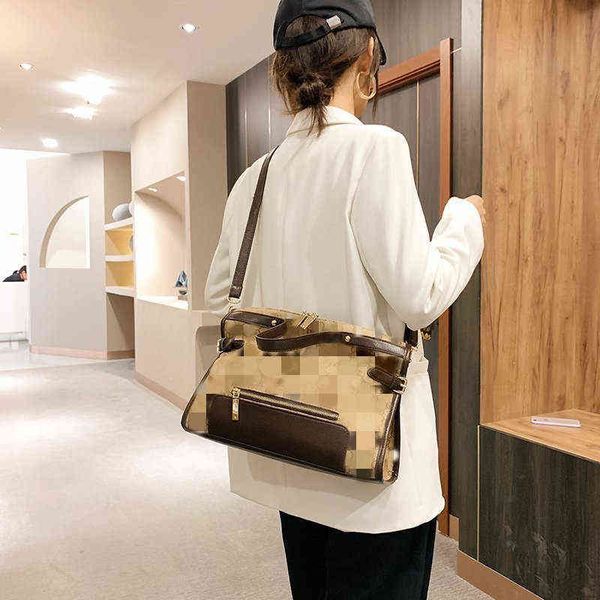 

factory online export designer tide brand ladies bag women's new fashion handbag canvas shoulder versatile leisure msenger large capaci