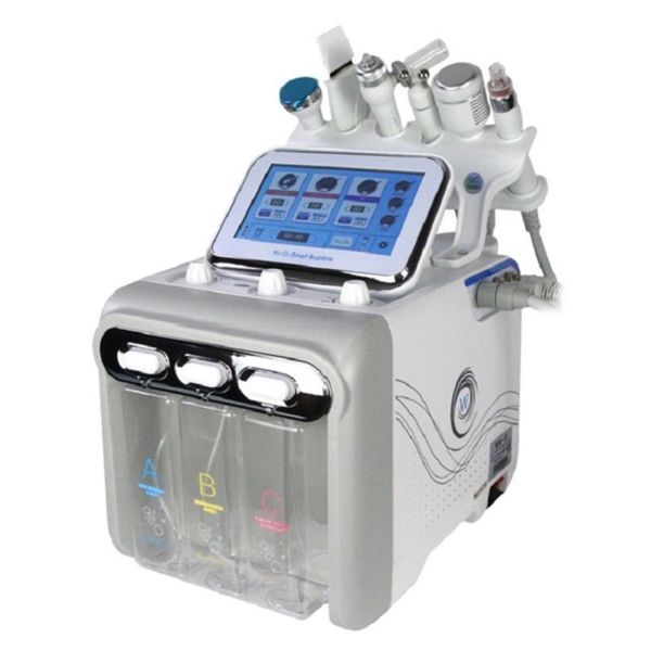 Устройства по уходу за лицом новое 6 в 1 водяная дермабразия гидра расколоть микродермабразию Aqua Clean Beauty Machine для лица для лица
