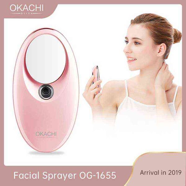 

portable hydrogen water facial mist spray deep moisturizing and hydrating cleaning pores skin care tool spa usb 220507