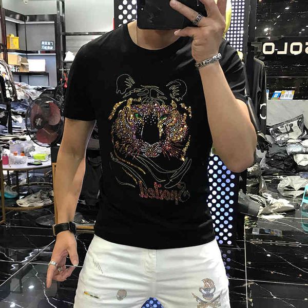 

short sleeve o-neck men's t-shirts new fashion men's drill cotton t-shirt brand casual short sleeve half fashion lady clothing, White;black