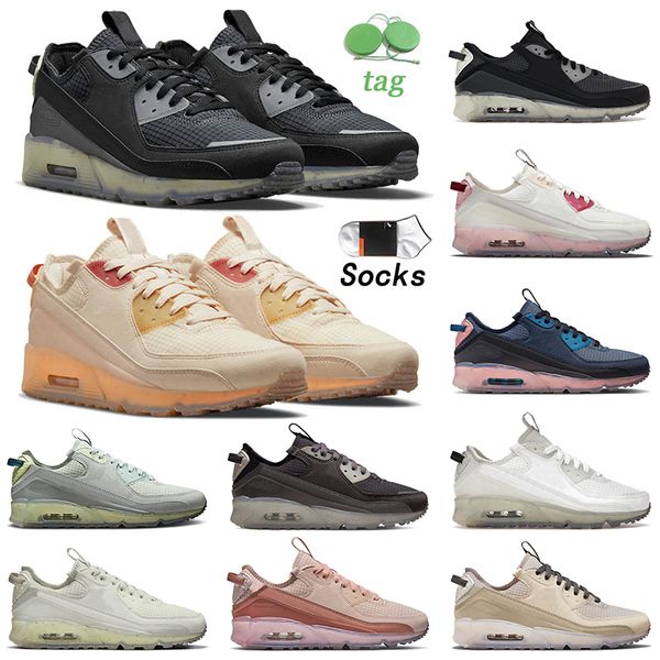 

wholesale new running shoes 90 terrascape 90s mens women black lime ice grey haze dark teal green seafoam sail sea glass obsidian sports tra