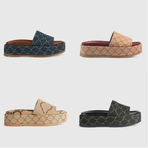 

slide designer womens g sandals mens slippers flip flops luxury flat thick bottom embroidery printed jelly rubber leather women dress shoes, Black