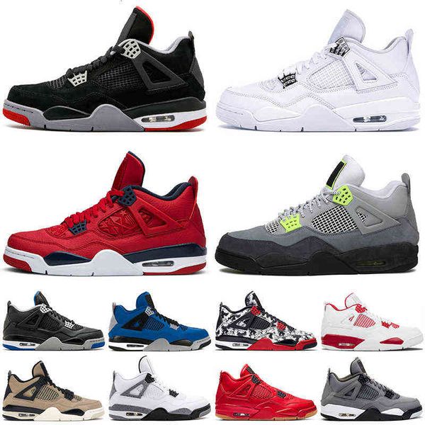 

fashion mens women sneakers jumpman 4 4s outdoor shoes university blue taupe haze sail fire red guava ice undefeated court purple silver
