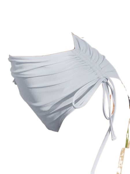 

drawstring side high waisted bikini panty y8qe#, White;black