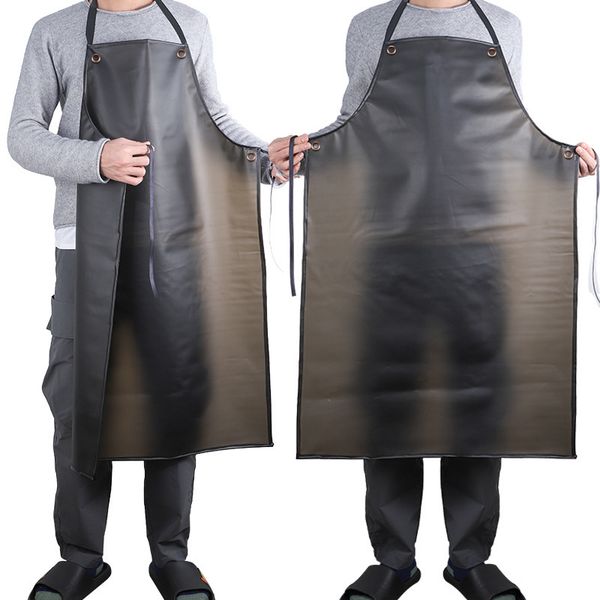 TPU Apron à prova d'água à prova d'água à prova de óleo macia cozinha el aquatic com comida de açougue cantina chef barbeiro 220507