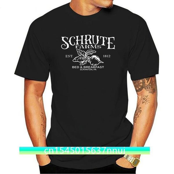 

schrute farms t shirt paper co inc scranton pa the office dwight mens usa 220702, White;black