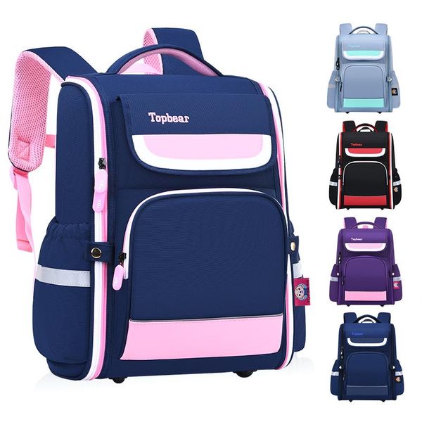 Schultaschen Kinder Hartschalen-Rucksack Student Mädchen Streifen Rucksack Satchel Hohe Kapazität Jungen Schultern Tasche Schultasche