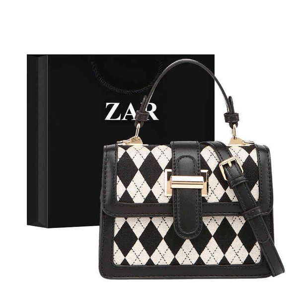 

hong kong 2022 new fashion small square bag single shoulder messenger bag versatile chain women's