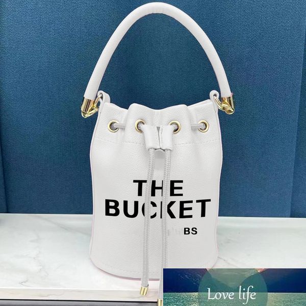 

the bucket bags designer crossbody tote bag woman handbag pu leather small shoulder purse fashion pochette string