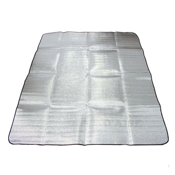 

camping anti-moisture mat waterproof double aluminum foil foam seat cushion hwd03