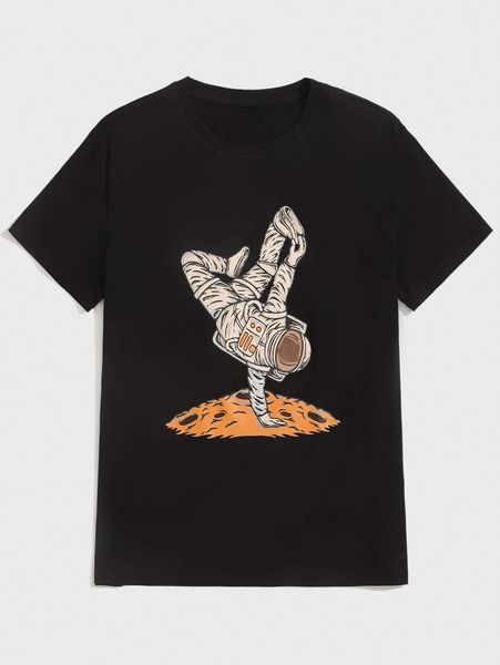 

romwe x movinkgraphic guys cartoon graphic tee w4mt#, White;black