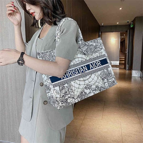 

spring and summer one shoulder big net red fashion tote bag trend ins large capacity bag purses outlet online