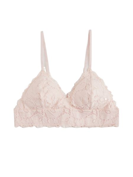 

luvlette lace padded longline bralette v2eg#, Black;red