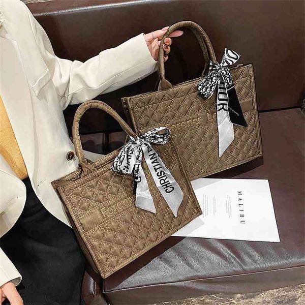 

2022 factory wholesale big women's fashion korean versatile messenger simple tote bag fashion large capacity shoulder bag zryy txe5