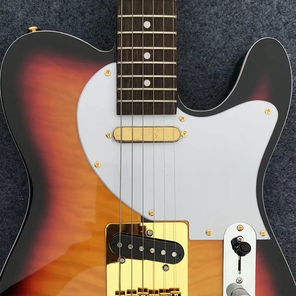 

sunset color guitar maple large flower veneer
