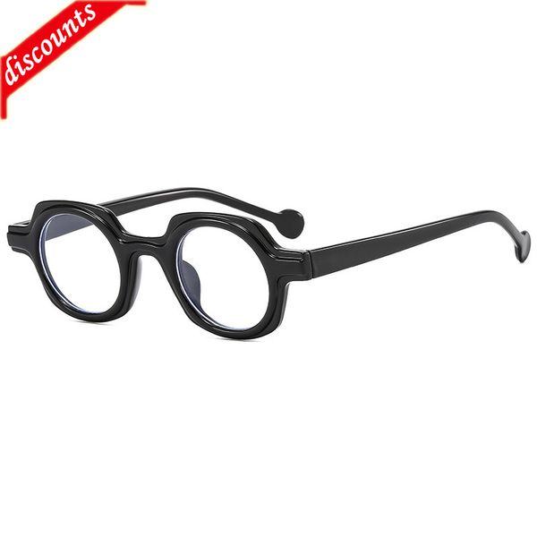 

men's women's fashion trend brand sunglasses wholesale light small frame polygon concave flat lens mirror, White;black