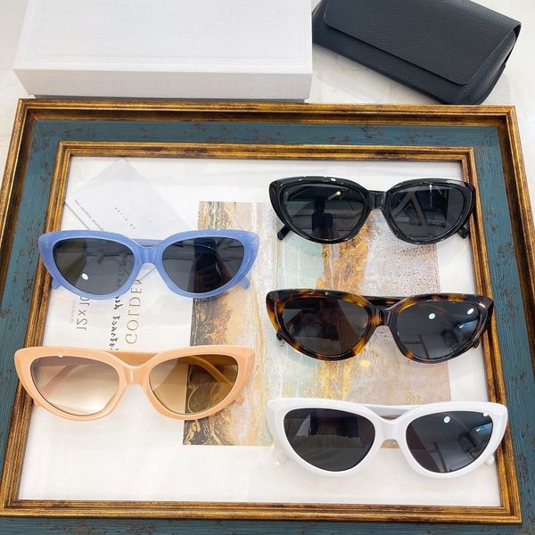 

designer sunglasses cl new fashion cat's eye sunglass star ins same personalized sunglass cl4s220, White;black