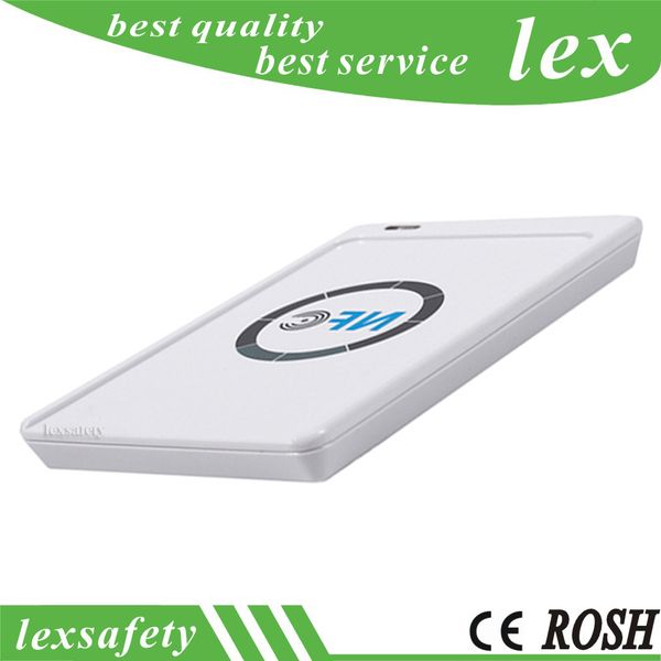 

1 set usb acr122u nfc card readers 13.56mhz contactless ic nfc reader writable clone rfid writer for iso14443 protocol