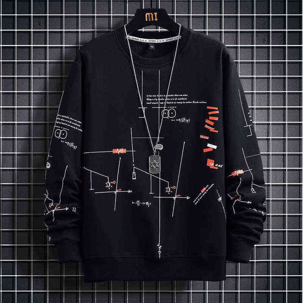 

vintage loose men's sweatshirts letter graphic casual male hoodies man autumn pullovers harajuku clothing 2022 new black y220716