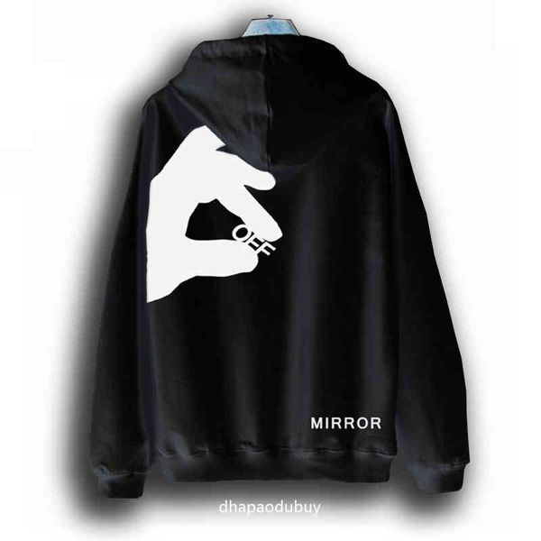 

coat coat hoodies mens fashion finger winter sweatshirts hooded offs designer print luxury clothing sug3, White;black